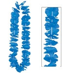 Blue Silk N Petals Party Lei (1/pkg)