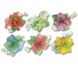 Hibiscus Flower Hair Clip