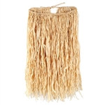 Deluxe Raffia Hula Skirt (Extra Large Natural)