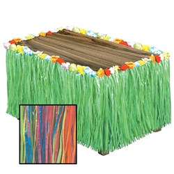 Multi-Color Artificial Grass Table Skirting