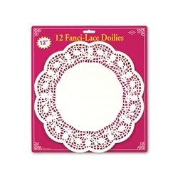 Paper Lace Doilies 12in  (12/Pkg)