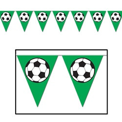 Soccer Ball Pennant Banner