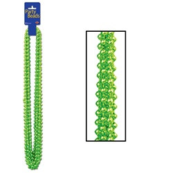 Lime Green Party Beads