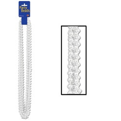 White Party Beads (12/pkg)