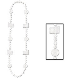 White Racing Beads (1/pkg)