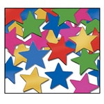 Multi-Color Fanci-Fetti Stars (1 ounce/pkg)