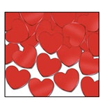 Red Fanci-Fetti Hearts (1oz/pkg)