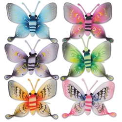 5 inch nylon butterflies