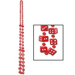 Red Dice Beads (1/pkg)