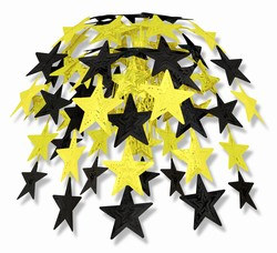 Black and Gold Star Cascade