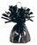 Black Metallic Wrapped Balloon Weight, 6 ounces (1/pkg)