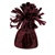 Maroon Metallic Wrapped Balloon Weight