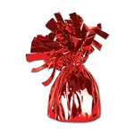 Red Metallic Wrapped Balloon Weight, 6 ounces (1/pkg)