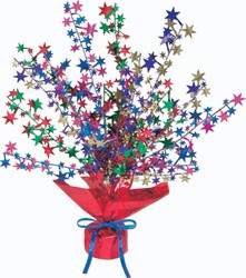 Multi-Color Star Gleam 'N Burst Centerpiece