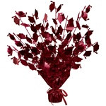 Maroon Graduate Cap Gleam 'N Burst Centerpiece