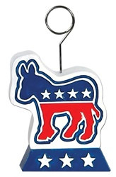 Democrat Donkey Photo/Balloon Holder