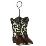 Cowboy Boots Photo/Balloon Holder