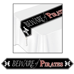 Beware Of Pirates Table Runner