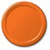 Orange Lunch Plates (24/pkg)