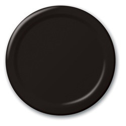 Black Dessert Plates (24/pkg)