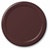 Chocolate Brown Dessert Plates