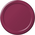 Burgundy Dessert Plates (24/pkg)