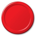 Red Dessert Plates (24/pkg)