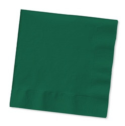 Hunter Green Beverage Napkins (50/pkg)