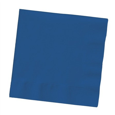 Navy Beverage Napkins (50/pkg)