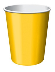 Yellow Hot/Cold Cups (24/pkg)