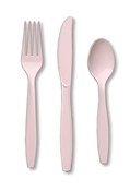 Pink Assorted Cutlery (24/pkg)