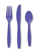 Purple Assorted Cutlery (24/pkg)