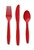 Red Assorted Cutlery (24/pkg)