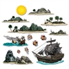 Pirate Ship and Island Props