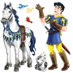 Prince and Trusty Steed Props (2/pkg)