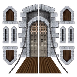 Castle Door and Window Props (9/pkg)