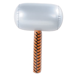 This Inflatable Hammer is the perfect party supply for your construction theme party! This hammer expands to 18 inches when fully inflated and  it's sure to draw rave reviews at the party. Comes one hammer per package.