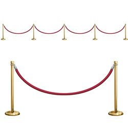 Stanchion Party Props (9/pkg)