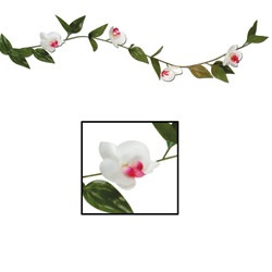 Elite Collection White Orchid Garland