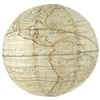 Throwing a globe trotting themed party?  This Around The World Paper Lantern adds interest, style, and fun to your party's decor. Printed completely around, when expanded this 15.5" diameter lantern has the full global map.