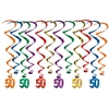 '50'  Whirls - 12 Piece