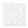 Setting an iridescent table for your party? These 9.88" square, 2-ply beverage napkins  with iridescent stripes will add a finishing touch to your decor. Each pack contains 16 napkins.