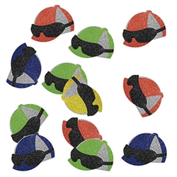 Jockey Helmet Deluxe Sparkle Confetti