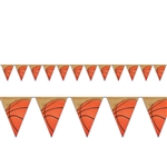 Whether your planning a March basketball watch party, picking your college basketball brackets, celebrating the end of a season or holding a sign-up drive for a new one, this 12 foot long Basketball Pennant Banner is sure to catch the eye.