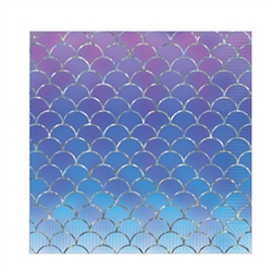 Tip the scales in favor of fun at your next Mermaid or Under The Sea themed party!  These rich, colorful Mermaid Scales Luncheon Napkins will add the finishing touch to your table, especially when pared with our Mermaid Scales Luncheon Plates!