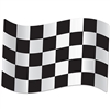 Jumbo Checkered Flag Cutouts