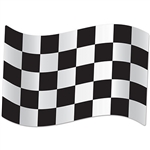 Everyone's a winner with these Jumbo Checkered Flag Cutouts!  You next racing themed party will be the first across the Amazing Party finish line when you include the striking jumbo signs in your decor.  Sold two cutouts per package,.