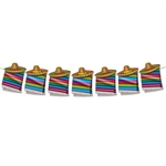 No matter what day it is, it's a great day for a Fiesta!  This bright, vibrant Fiesta Streamer is sure to set the right mood for your next office Taco Tuesday, Cinco de Mayo or South of the Border themed celebration!  Sold one streamer per package.