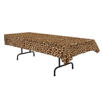 No bungle in the jungle for you!  This Giraffe Print tablecover is sure to set the perfect theme for your jungle themed party!  Sold 1 per package, 54 inch wide, 108 inch long.  Water resistant, reusable with care.