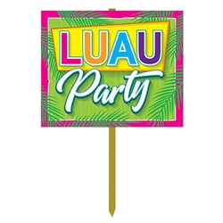 Luau Party Yard Sign